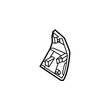 Mopar 6VF83SZLAB End Cap, Upper Driver Side Mopar 6VF83SZLAB End Cap, Upper Driver Side