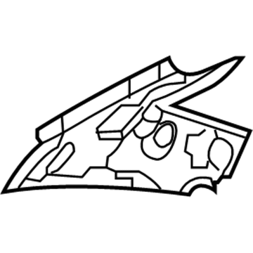 Dodge 5074086AB Pillar Reinforcement