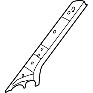 Dodge 5123043AA Windshield Pillar Trim