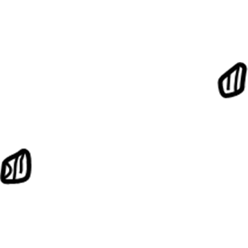 Dodge 4673358AF Lock Rod Clip