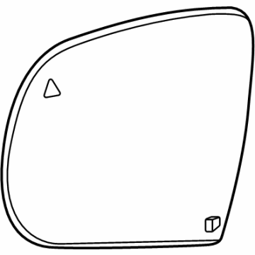 Jeep 68228912AA Mirror Glass