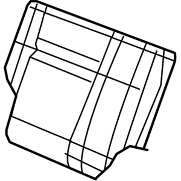 Dodge 1JS98XDVAA Seat Back Cover