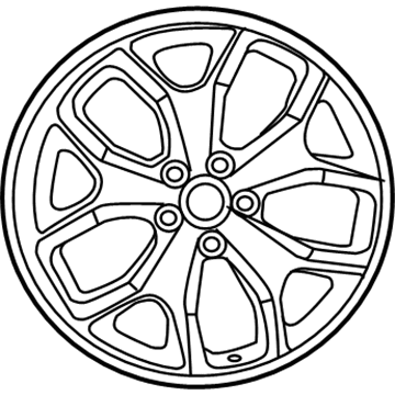 2022 Dodge Challenger Spare Wheel - 6TL71MA7AA