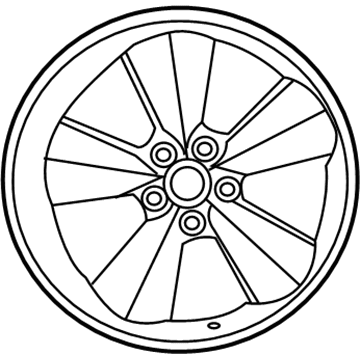 Dodge 68214367AA Wheel, Alloy