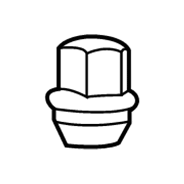 Dodge 6511418AA Wheel Nut