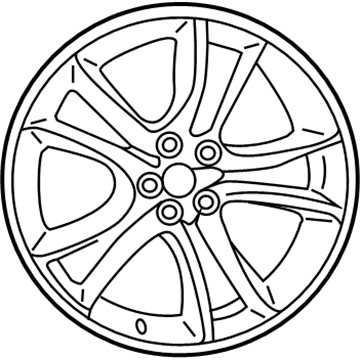 Dodge 5PN35DX8AA Wheel, Alloy
