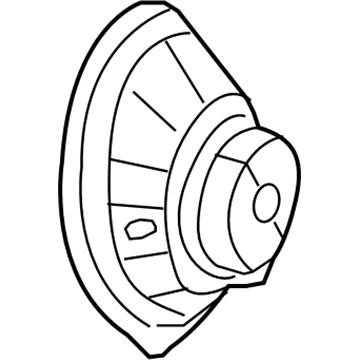 Jeep 5091019AB Front Driver Speaker