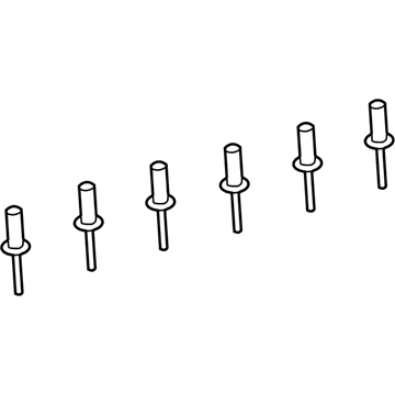 Jeep 6500911 Rocker Molding Rivet