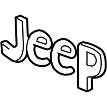 Jeep 55157088AC Nameplate