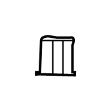 Jeep 68053876AA Upper Trim Clip