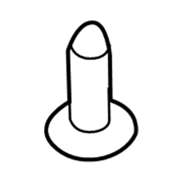 Chrysler 5061472AA Trunk Lid Trim Pin