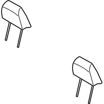 Dodge 1FL811D5AA Headrest