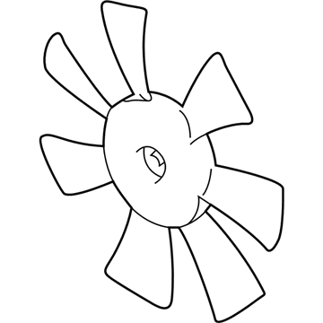 2002 Dodge Stratus Cooling Fan Assembly - MR500566