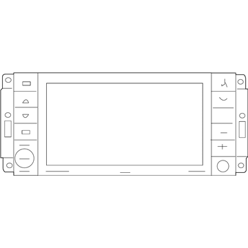 Chrysler 5064816AD Radio - AM/FM Dvd/Hdd/Nav/SDARS