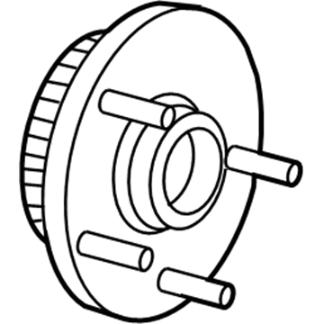 Dodge 52109947AF Hub & Bearing