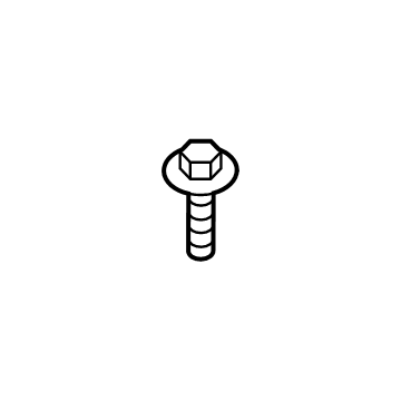 Ram 6506600AA Center Belt Assembly Screw
