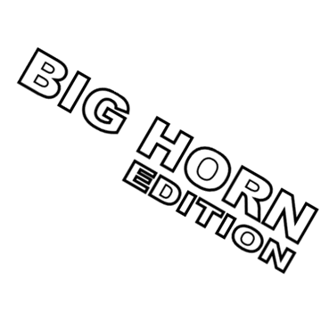 Dodge 55078108AA Nameplate