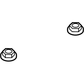 Chrysler 6104717AA Catalytic Converter Nut