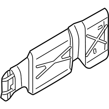 Mopar 55398519AA Heat Shield, Rear