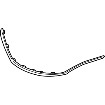 Mopar 5SD03SZ0AD Upper Molding, Front Mopar 5SD03SZ0AD Upper Molding, Front