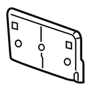 2023 Chrysler Voyager License Plate - 68259460AA