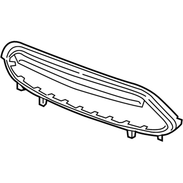 Mopar 5XN31TZZAB Lower Molding Mount Panel, Front Center Mopar 5XN31TZZAB Lower Molding Mount Panel, Front Center