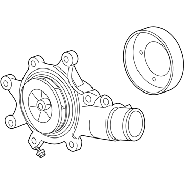 Dodge Viper Water Pump - 5037164AF