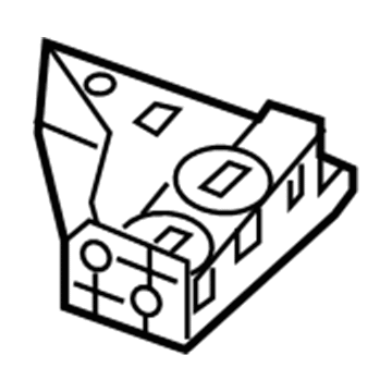 Chrysler 200 Radiator Support - 68376655AA