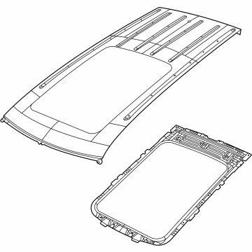 Jeep 68361195AA Roof Panel