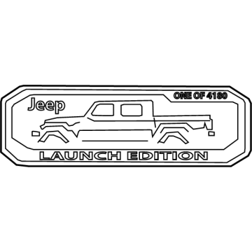 Jeep 68467213AA Nameplate