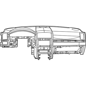Dodge 1MD351DBAB Instrument Panel