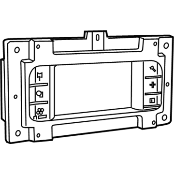 Dodge 68340479AB Display Unit