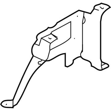 Dodge 55234805AE Bumper Mount Bracket