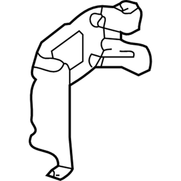 Dodge 55234804AE Bumper Mount Bracket