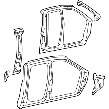 Mopar 5179213AB Uniside Assembly, Driver Side