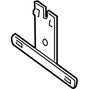 Dodge 55077158AE License Bracket