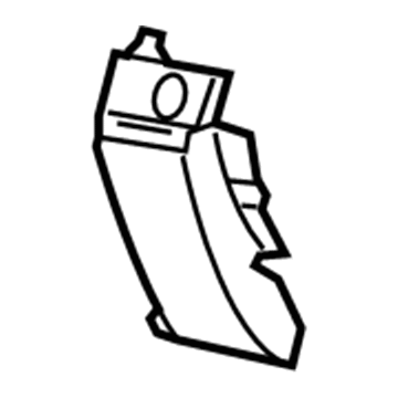 Mopar YW86BDAAC End Cap, Slate Gray, Passenger Side