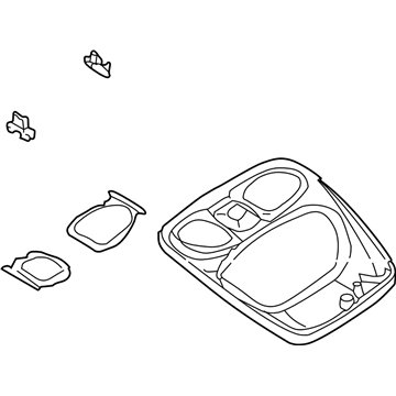 Jeep SF611K5AA Console Assembly