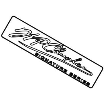 Chrysler 5152415AA Nameplate