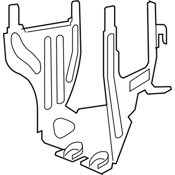 Mopar 5082092AC Fuse & Relay Box Mount Bracket, Center