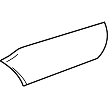 Dodge 1RQ08P01AA Rear Molding