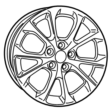 Jeep 6QD48AAAAA Wheel, Alloy