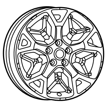 Jeep Grand Cherokee WK Spare Wheel - 6EZ051STAB