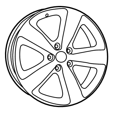 Jeep 5XL06DX8AA Wheel, Alloy