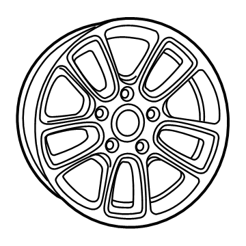 Jeep Grand Cherokee WK Spare Wheel - 7AZ97LS1AA