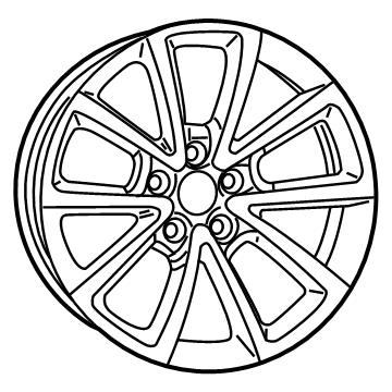 Jeep 6DE301D2AB Wheel, Alloy