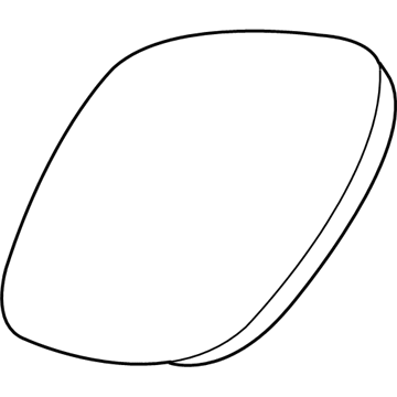 Dodge 68067729AA Mirror Glass