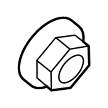 Dodge 6101736 Mirror Assembly Nut