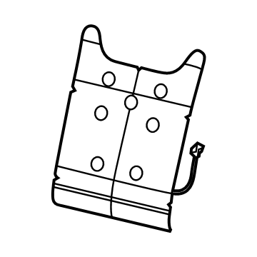 Jeep 68248229AA Seat Back Heater