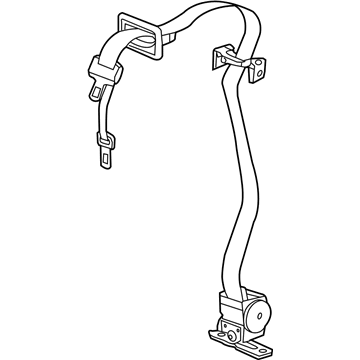 Ram 5KP94TX7AD Center Belt Assembly